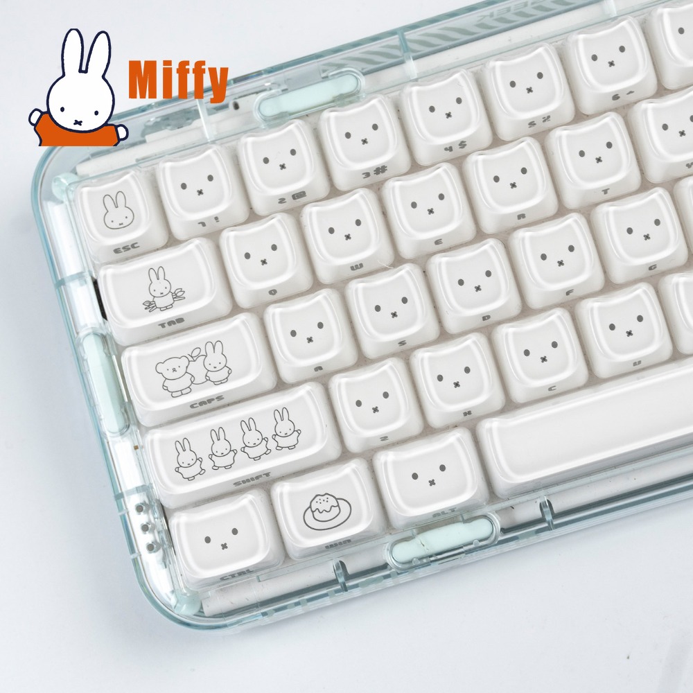 Gaming Keyboard Best - Urocze nakładki na klawisze Miffy, słodkie
