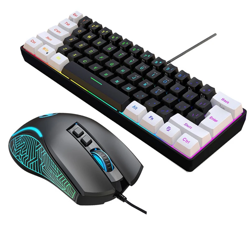 Gaming Keyboard Ergonomics - Zestaw Klawiatura i Mysz 60% do