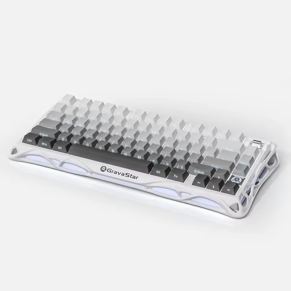 Keyboard Gaming Transparent - GravaStar Mercury K1 RGB Klawiatura mechaniczna