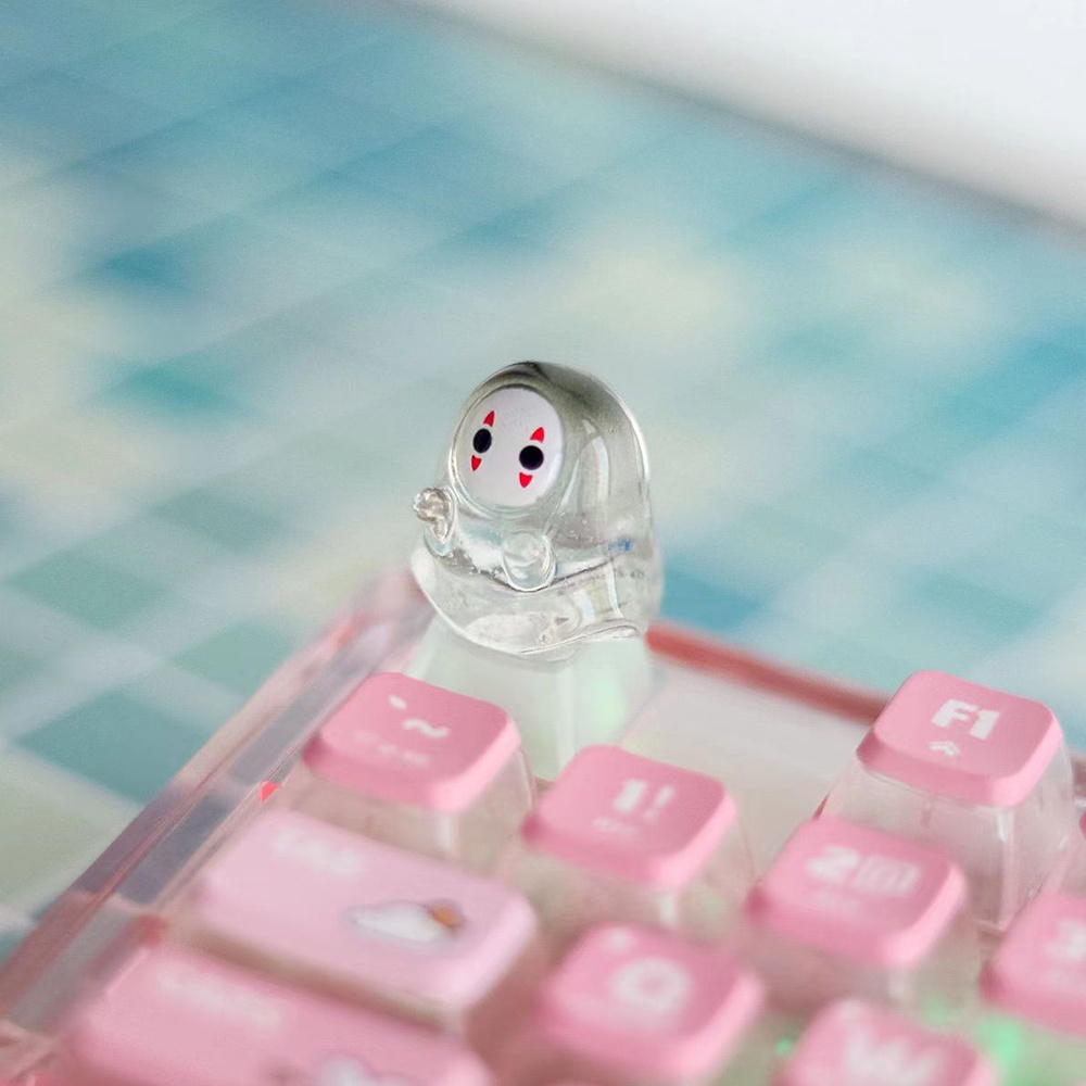 Keyboard Gaming Transparent - Cartoon Halloween podświetlany przezroczysty klawisz mechaniczna