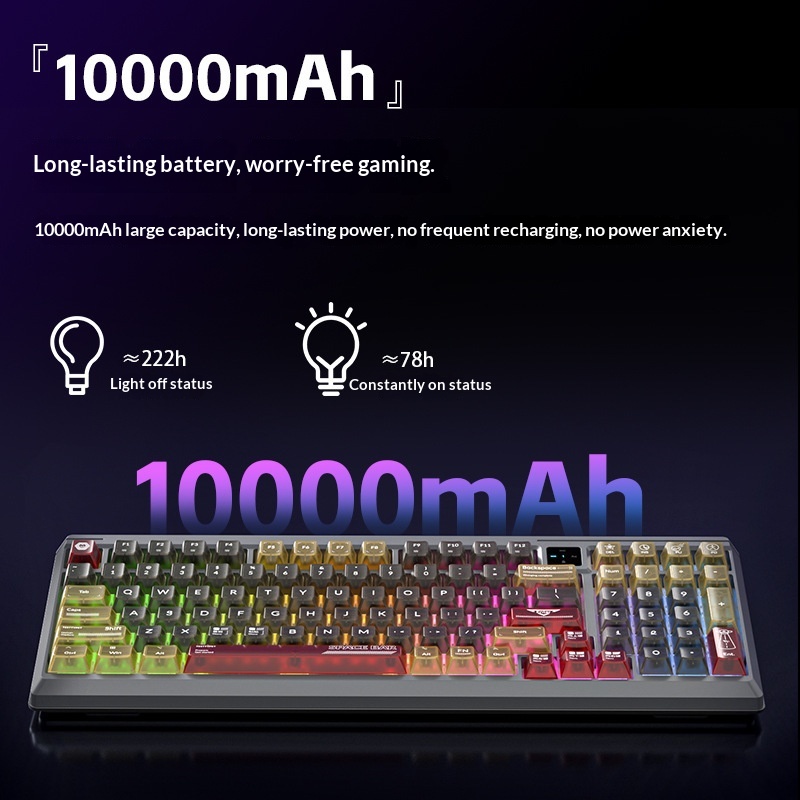 Gaming Keyboard Not Typing - Klawiatura mechaniczna Bestseller T98 Tri-Mode z