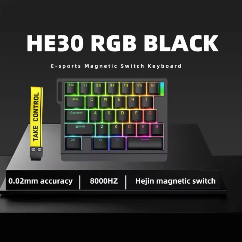 Gaming Keyboard Not Typing - Klawiatura gamingowa HE30 z magnetyczną osią