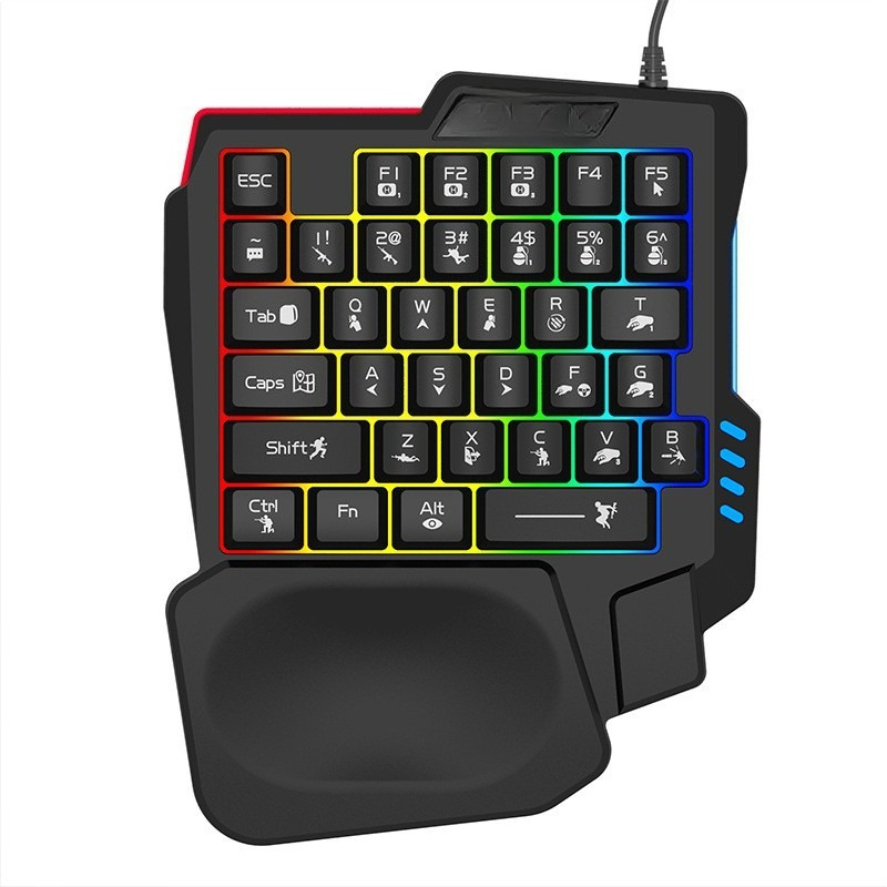 Keyboard Gaming Amazon - Klawiatura jednoręczna K5 Gungod Throne, mechaniczna