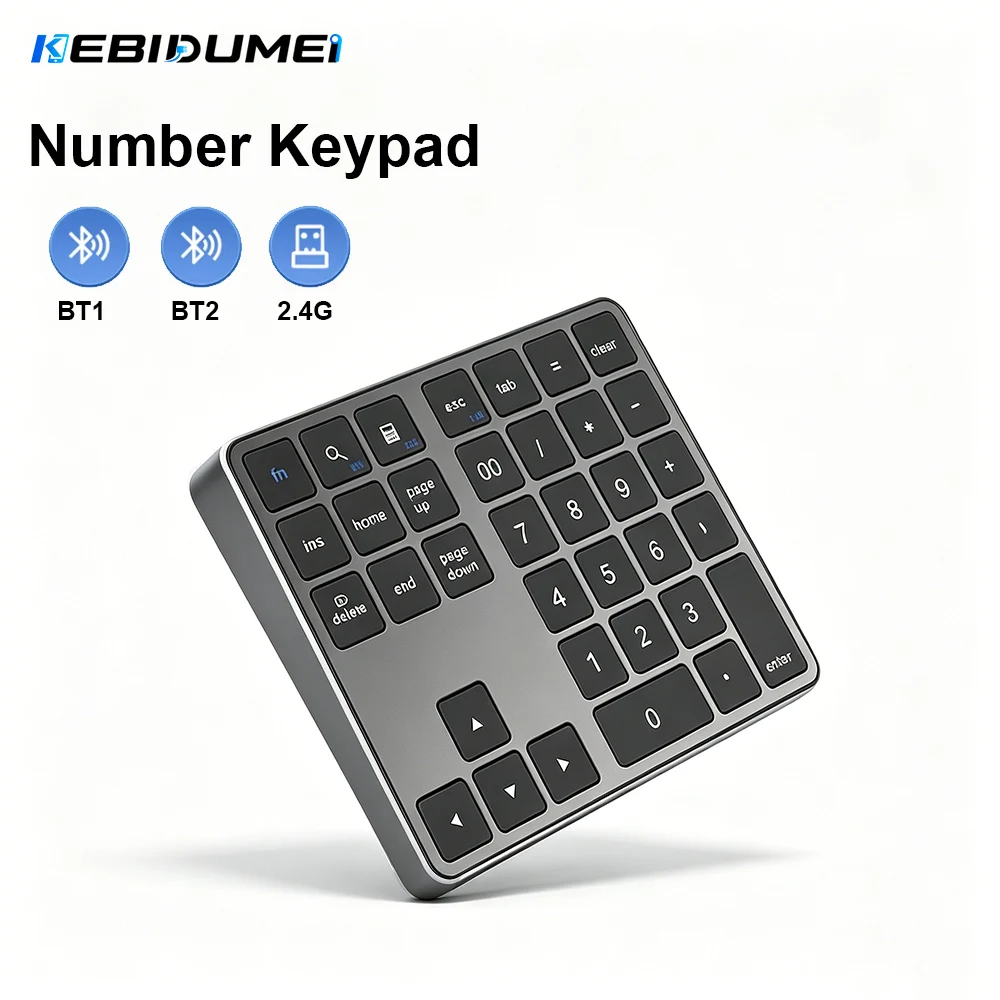 Gaming Keyboard Mini - KEBIDUMEI Klawiatura numeryczna Dual Mode, podwójny