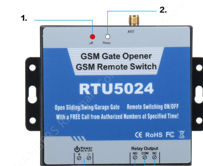 Switch Opener Tool - RTU5024 GSM Przekaźnik do otwierania bram