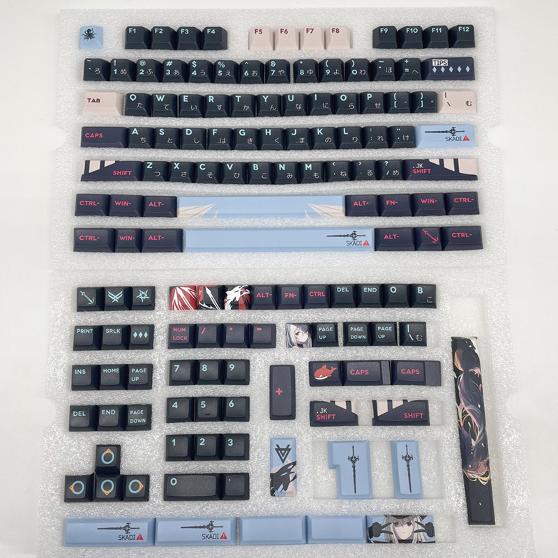 142 klucze/zestaw PBT Keycap j – Gaming Keyboard Ergonomics recenzja i cena