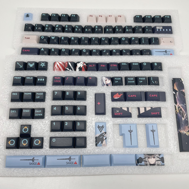 142 klucze/zestaw PBT Keycap j – Gaming Keyboard Ergonomics recenzja i cena