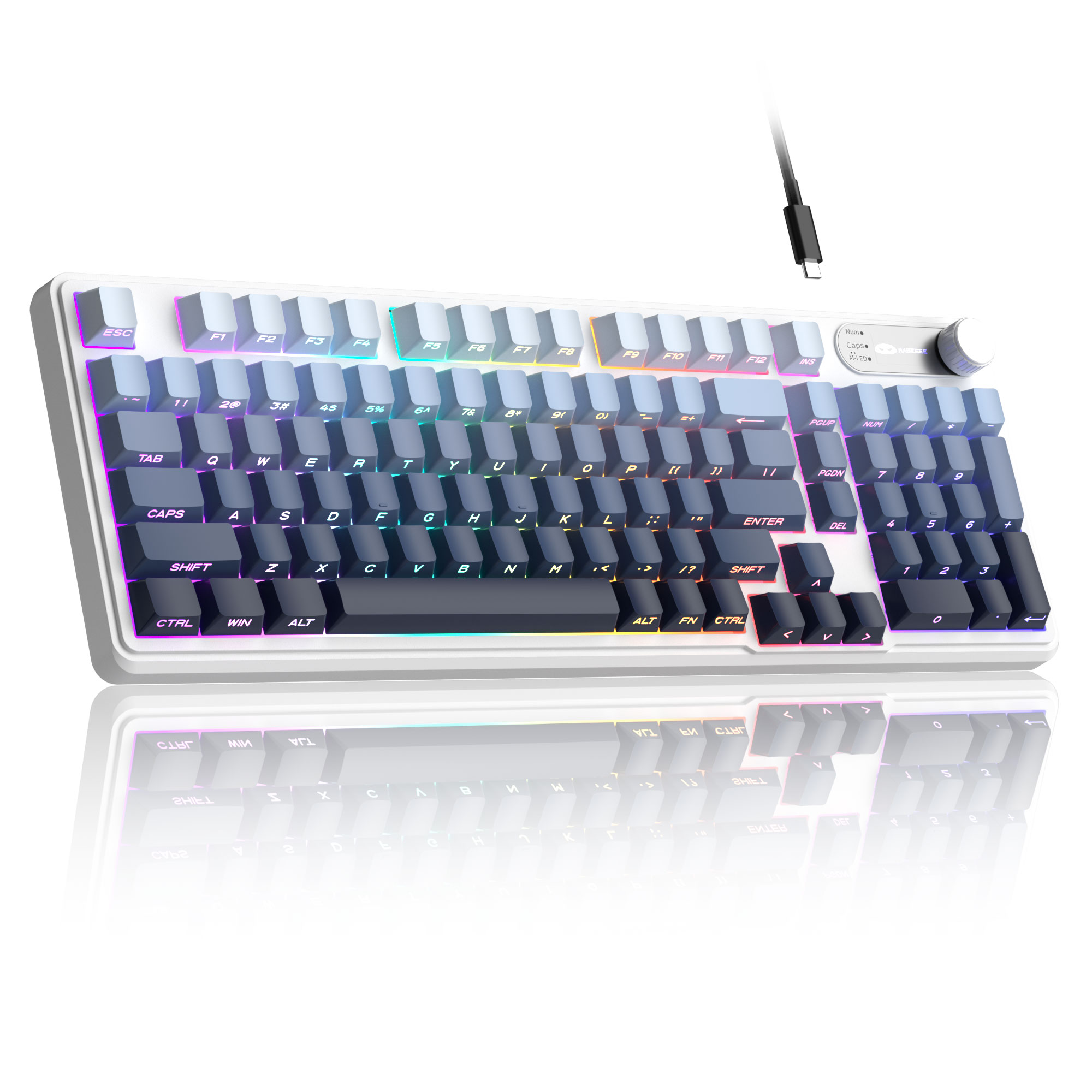 98% MageGee GK960 – przewodowa – Gaming Keyboard Thocky recenzja i cena