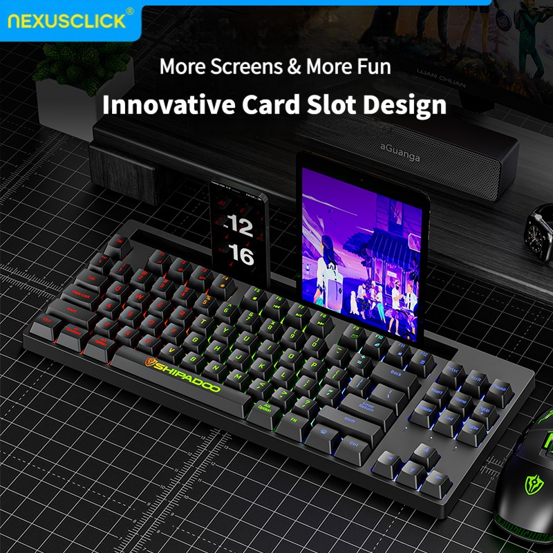 NexusClick Gorąca Wyprzedaż 87 – Gaming Keyboard Thocky recenzja i cena