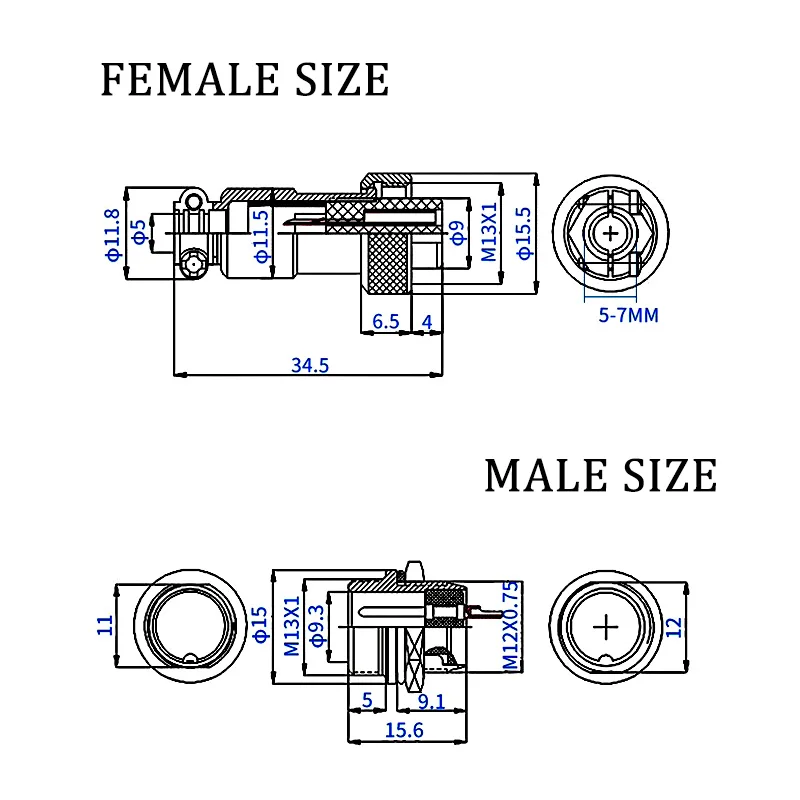 10 sztuk, złącze okrągłe GX12, – Aviator Connector Kit recenzja i cena