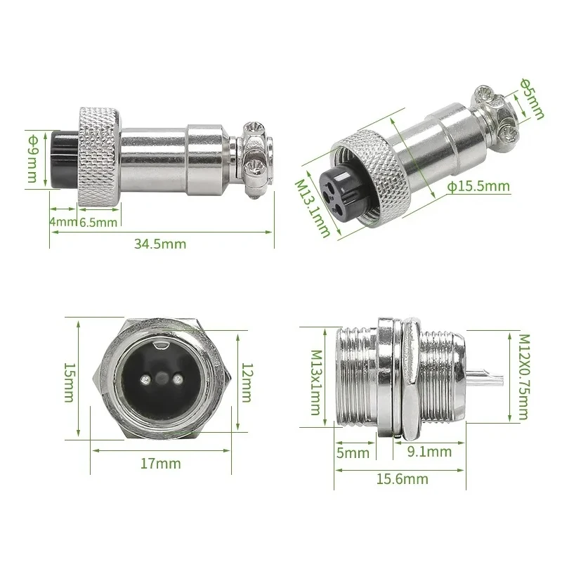 10 sztuk, złącze okrągłe GX12, – Aviator Connector Kit recenzja i cena