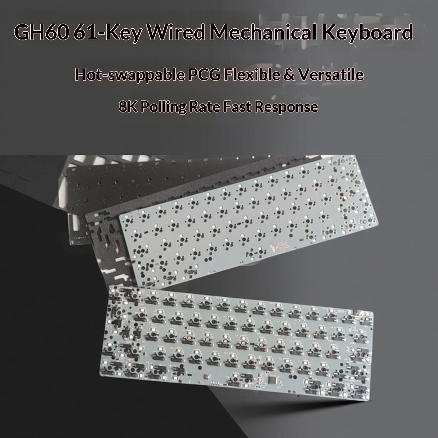 Płytka PCB klawiatury GH60, do – Hot Swap Pcb recenzja i cena