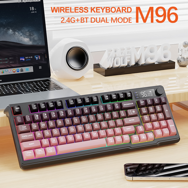 Klawiatura gamingowa M96 FREEW – Keyboard Gaming Transparent recenzja i cena