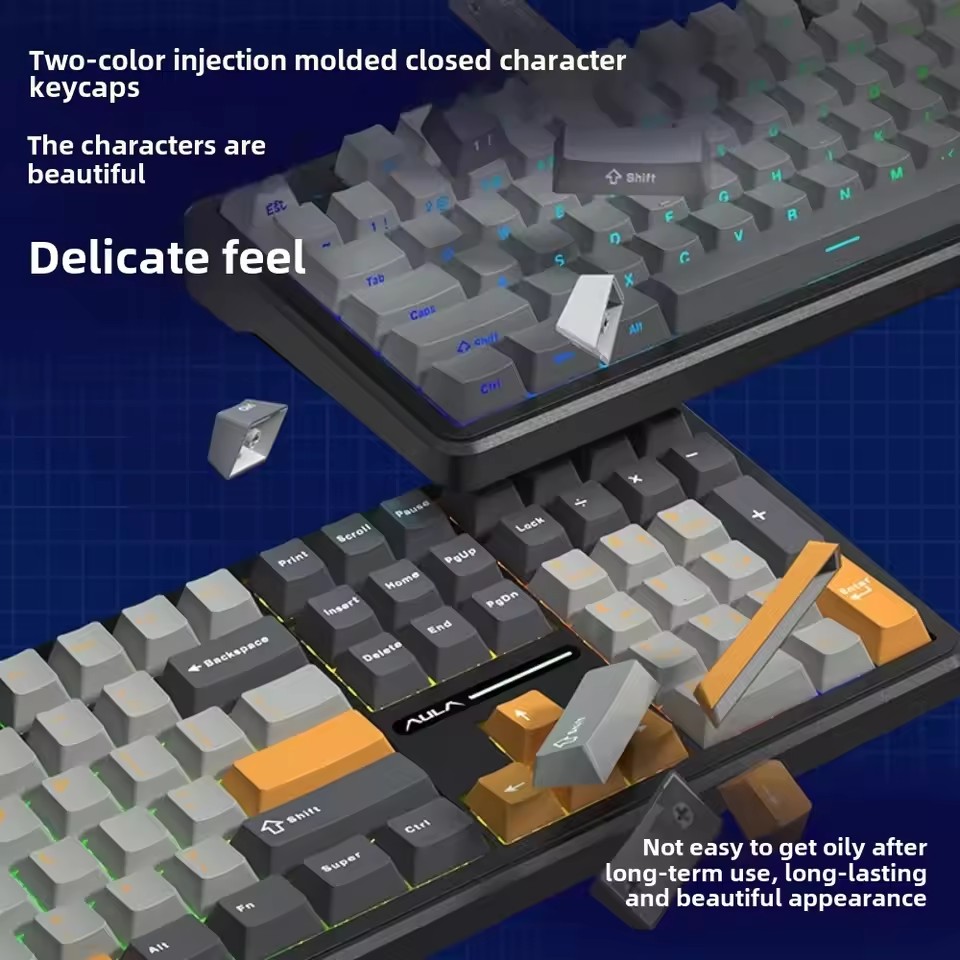 AULA F108 Pro Gamingowa klawia – Gaming Keyboard Thocky recenzja i cena