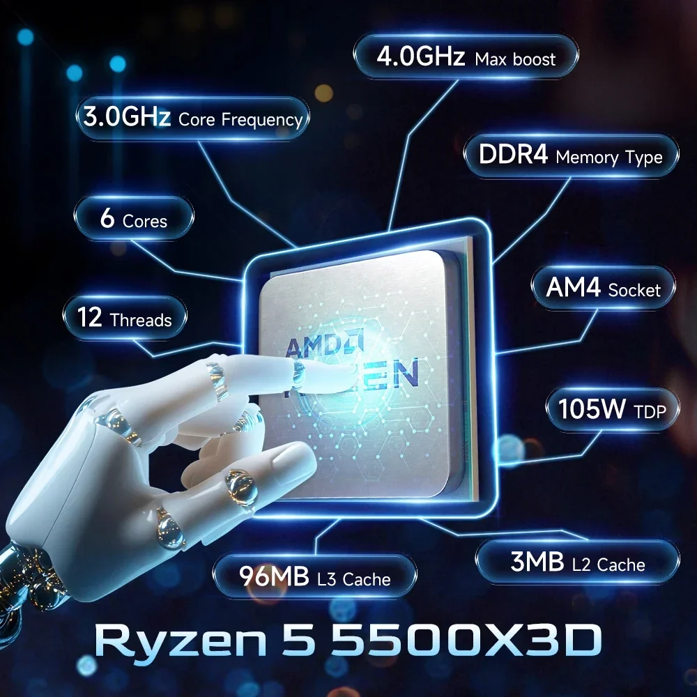 AMD Ryzen 5 5500X3D 105W Power – Amd Cpu Ryzen 5 recenzja i cena