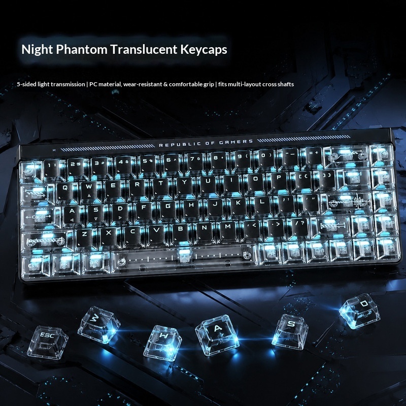 Przezroczyste podświetlane kla – Keyboard Gaming Transparent recenzja i cena