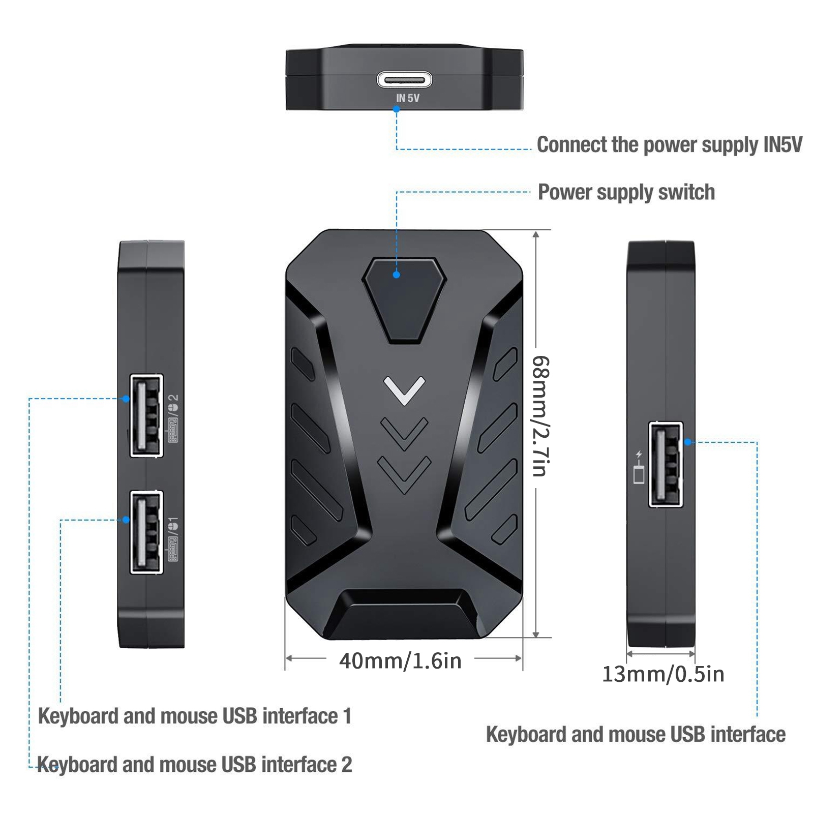 Adapter do klawiatury i myszy  – Gaming Keyboard And Mouse Mobile recenzja i cena