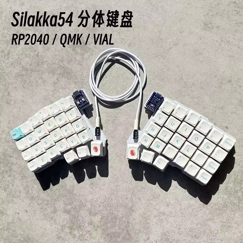 Silakka54 Ergonomiczna Rozdzie – Gaming Keyboard Half recenzja i cena