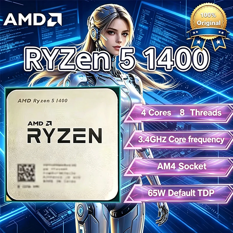 AMD Ryzen 5 1400 AMD R5 1400 C – Amd Cpu Ryzen 5 recenzja i cena