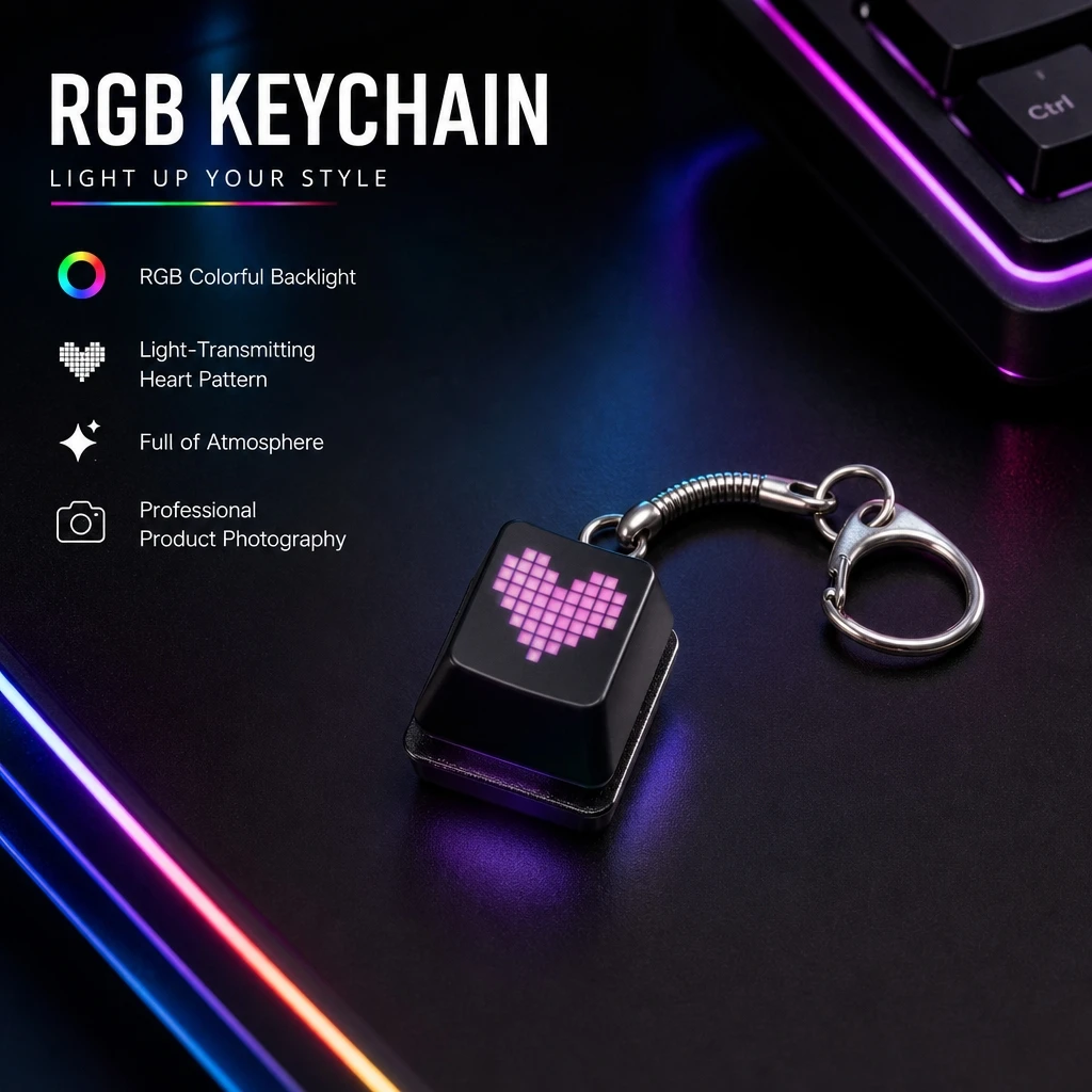 Mini klawiatura RGB na brelocz – Mechanical Switch Tester recenzja i cena