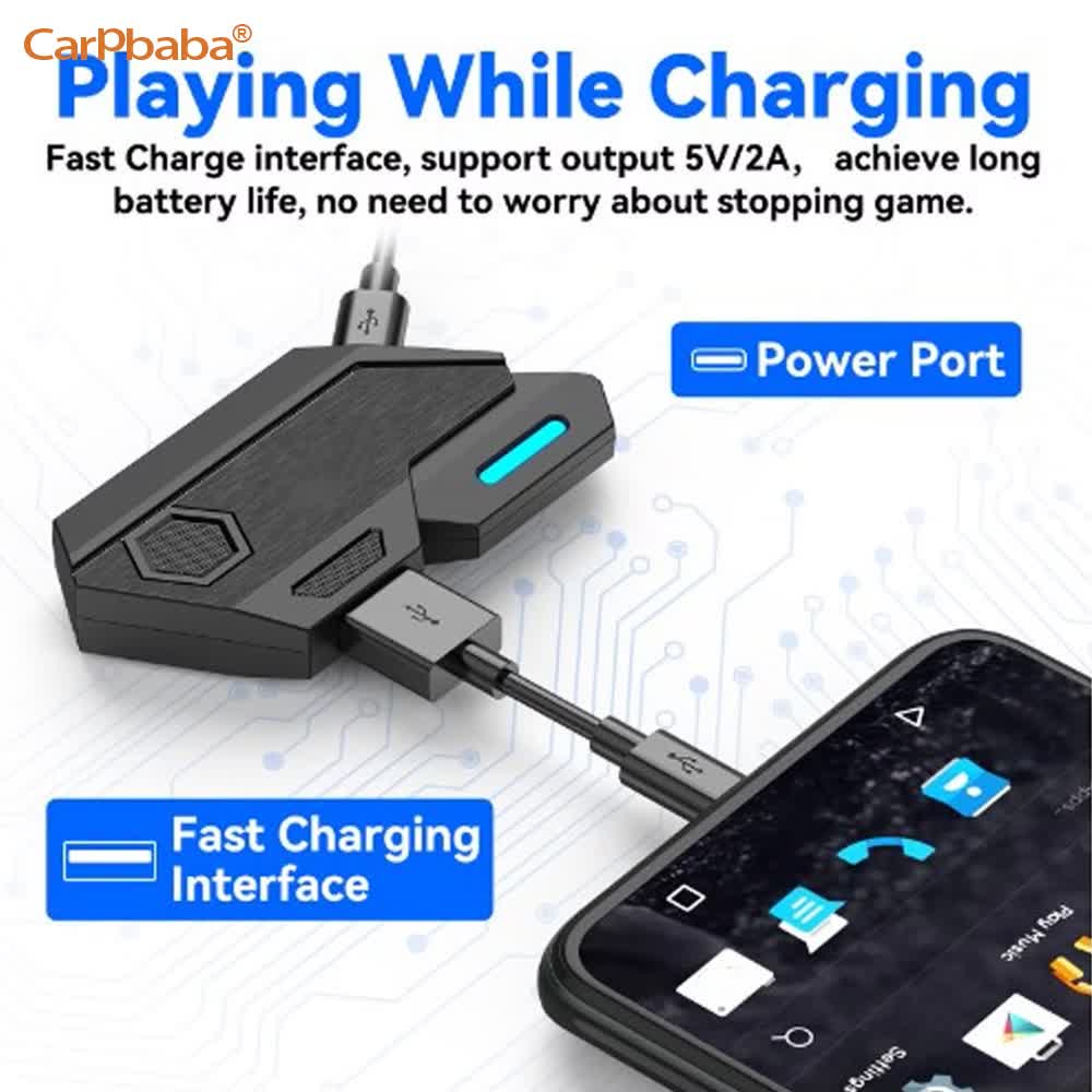 Gamepad mobilny, kontroler PUB – Gaming Keyboard And Mouse Mobile recenzja i cena