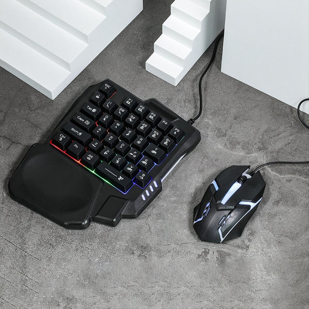 ★ ▲   35-klawiszowa ergonomicz – Gaming Keyboard And Mouse Mobile recenzja i cena