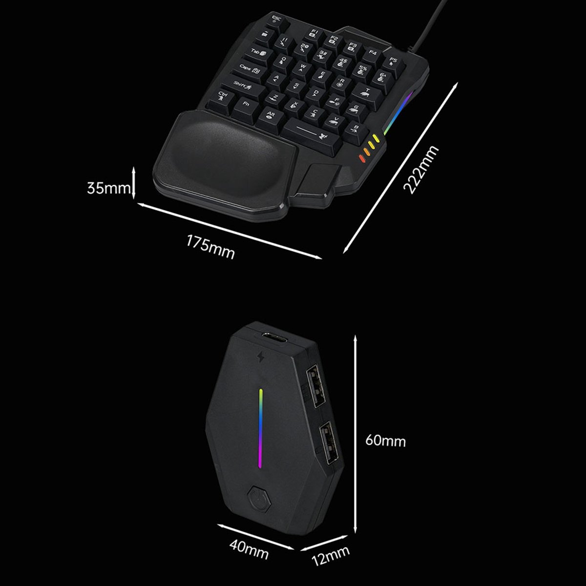★ ▲   35-klawiszowa ergonomicz – Gaming Keyboard And Mouse Mobile recenzja i cena
