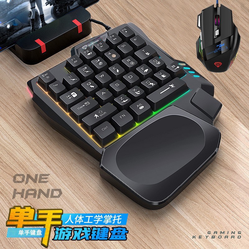 Klawiatura jednoręczna K5 Gung – Keyboard Gaming Amazon recenzja i cena