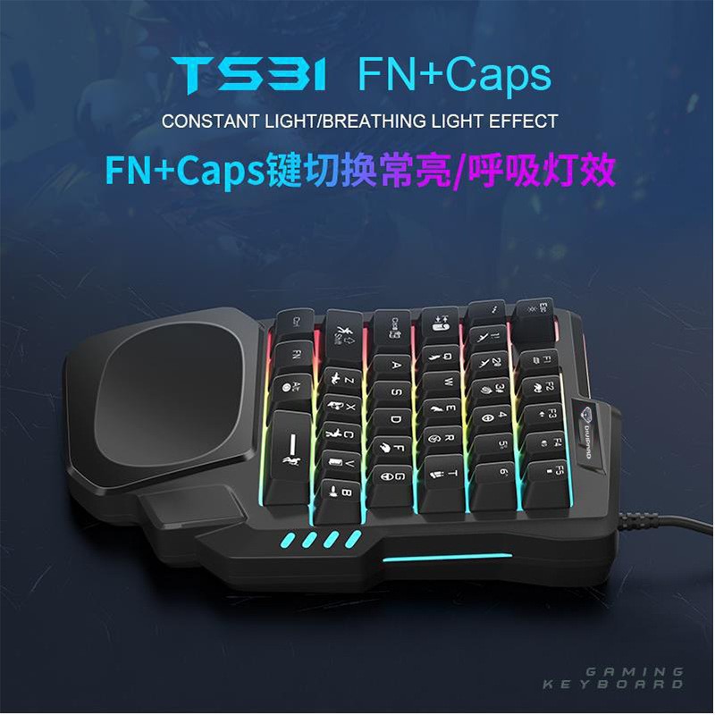 Klawiatura jednoręczna K5 Gung – Keyboard Gaming Amazon recenzja i cena