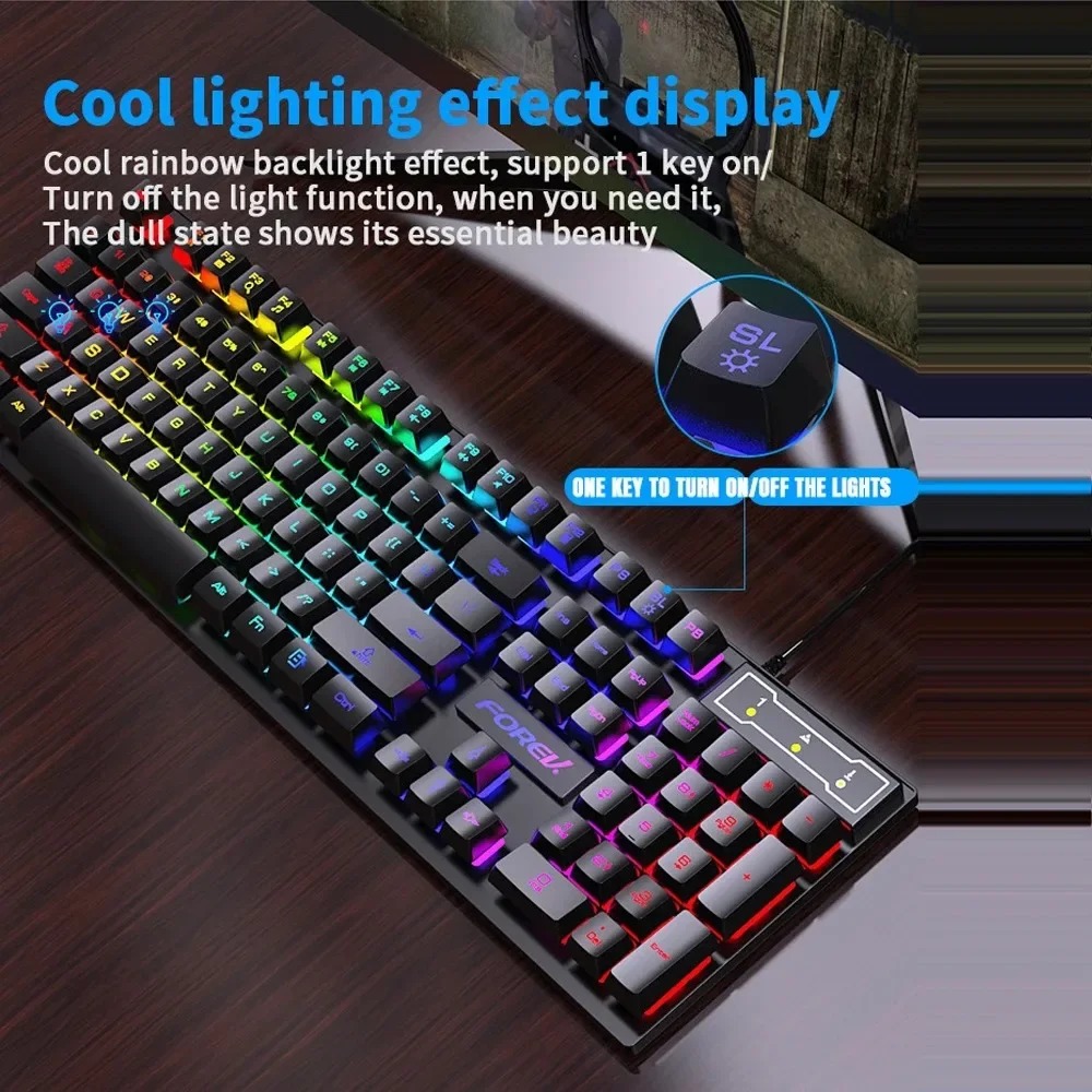 Kebidumei 104 – podświetlana k – Gaming Keyboard Half recenzja i cena