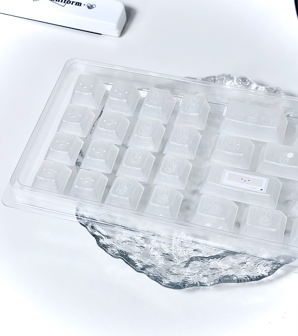Kawaii Miffy – przezroczyste n – Keyboard Gaming Transparent recenzja i cena