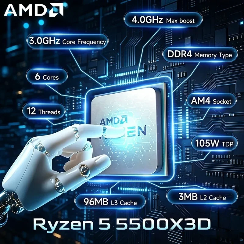 Procesor AMD Ryzen 5 5500X3D,  – Amd Cpu Ryzen 5 recenzja i cena