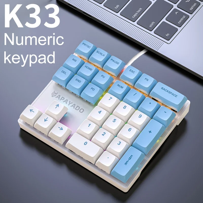K33 Przewodowa mechaniczna kla – Gaming Keyboard Half recenzja i cena