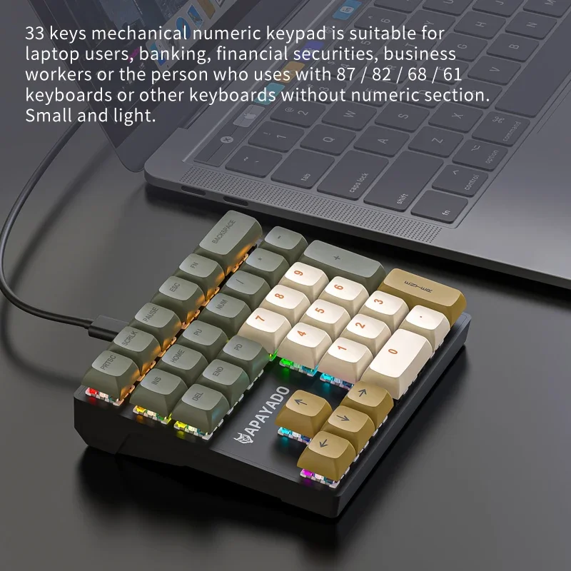 K33 Przewodowa mechaniczna kla – Gaming Keyboard Half recenzja i cena