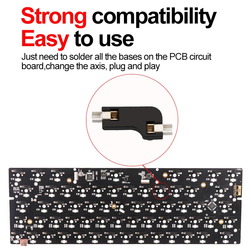 110 sztuk/70/30/10 sztuk Kailh – Hot Swap Pcb recenzja i cena