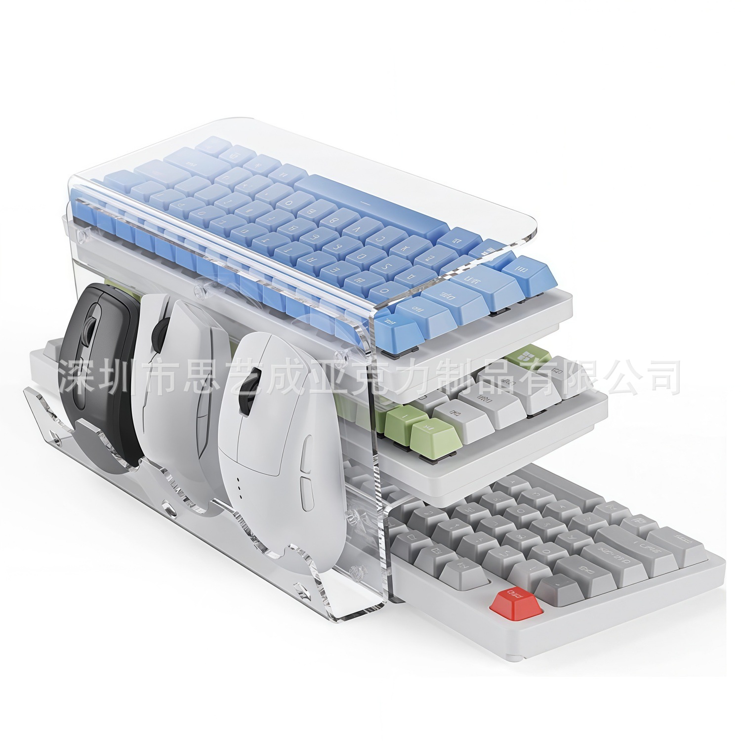 Nowy 3-warstwowy akrylowy uchw – Keyboard Gaming Transparent recenzja i cena
